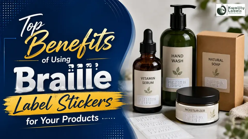 Top Benefits of Using Braille Label Stickers for Your Products
