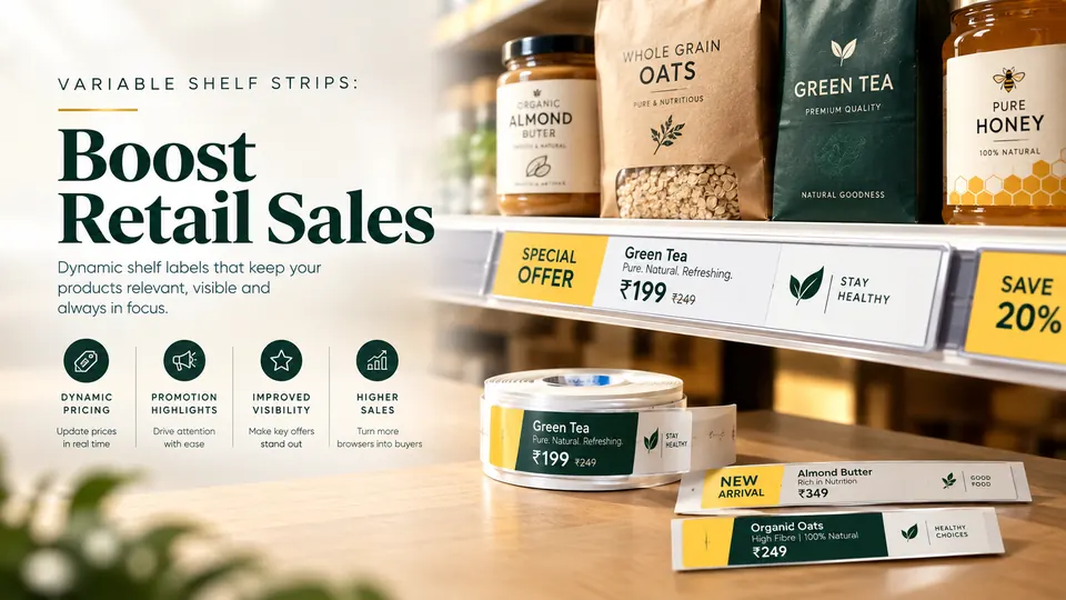 Variable Shelf Strips: How Custom Labels Boost Retail Sales