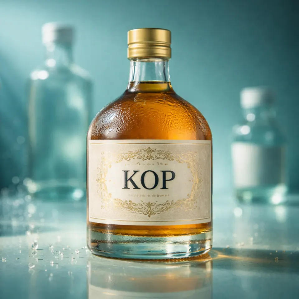 Premium bottle label
